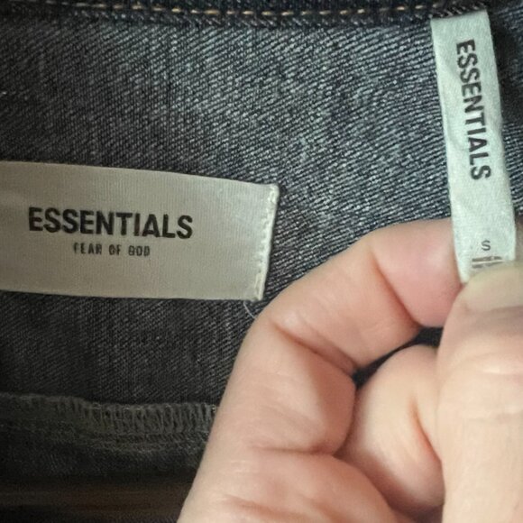 Non-stretch Raw/Selvedge Denim Button Up Shirt - Picture 6 of 9